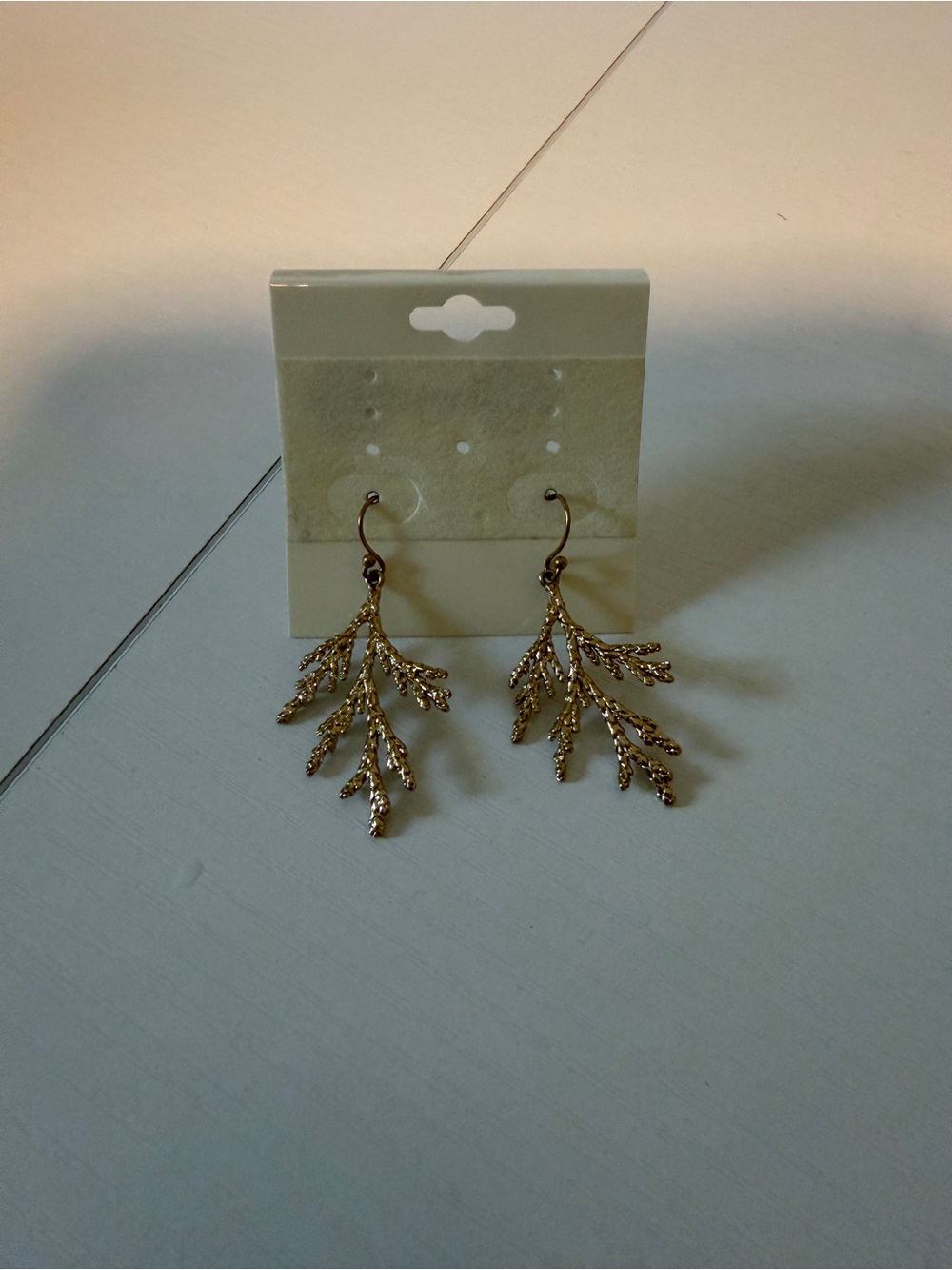 Gold Branch Dangle Earrings - Women Jewelry
